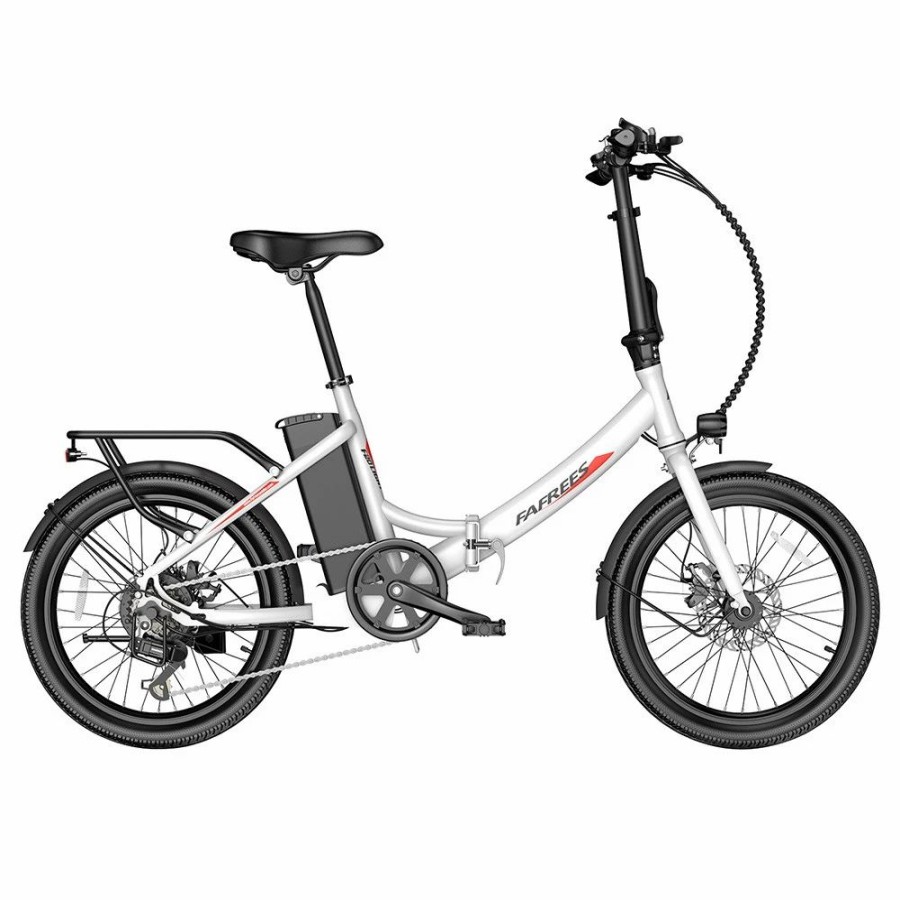 E-Bikes, Scooters & Wheels * | Fafrees F20 Light Folding City E-Bike 20*1.95 Inch Tire 36V 250W Motor 25Km/H Max Speed 14.5Ah Battery Shimano 7-Speed Gear Ipx4 Waterproof White