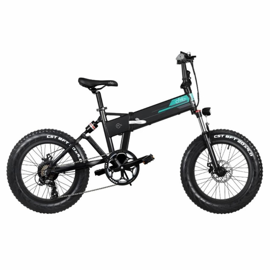 E-Bikes, Scooters & Wheels * | Fiido M1 Pro Folding Electric Mountain Bike 20 Wheels 4 Inch Fat Wide Tires 500W Motor Shimano 7 Speed Derailleur 12.8Ah Lithium Battery Max Speed 40Km/H Three Riding Modes Dual Disc Brake Lcd Display 130Km Mileage Range Black