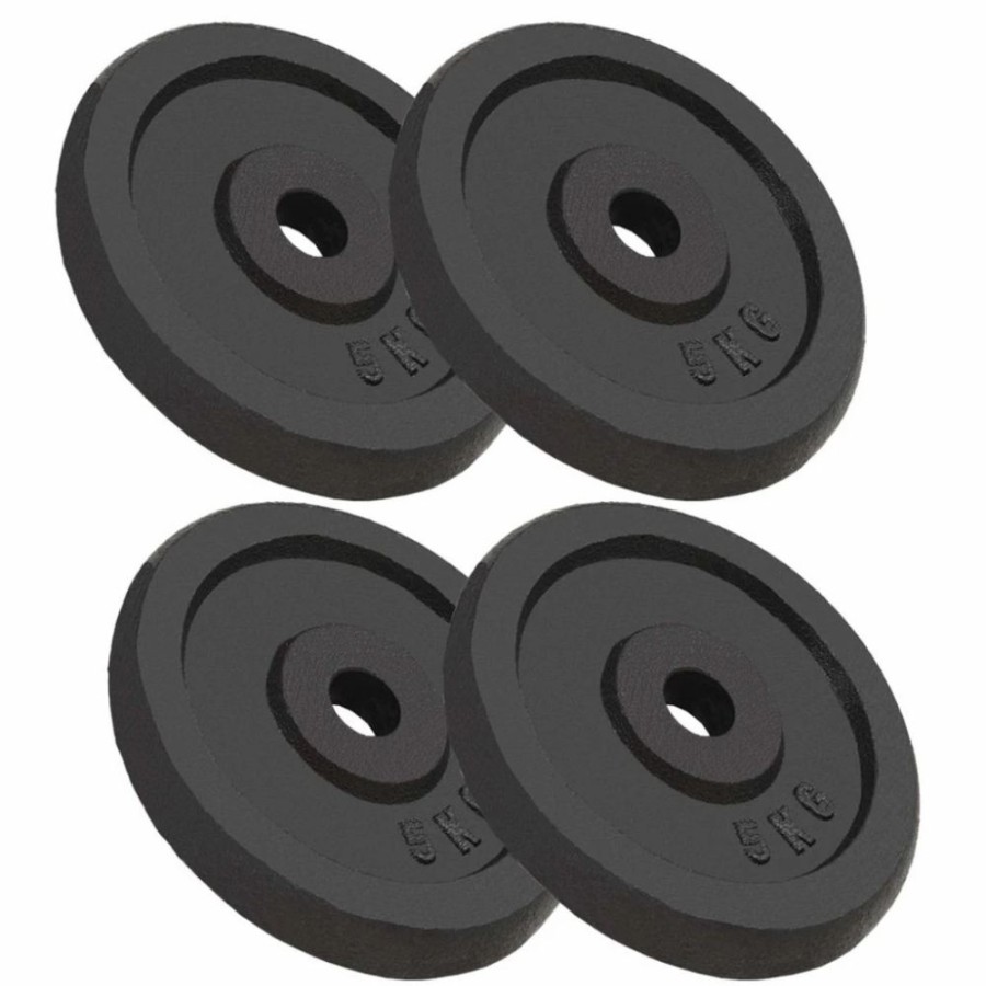 Exercise * | Weight Plates 4 Pcs 20 Kg Cast Iron