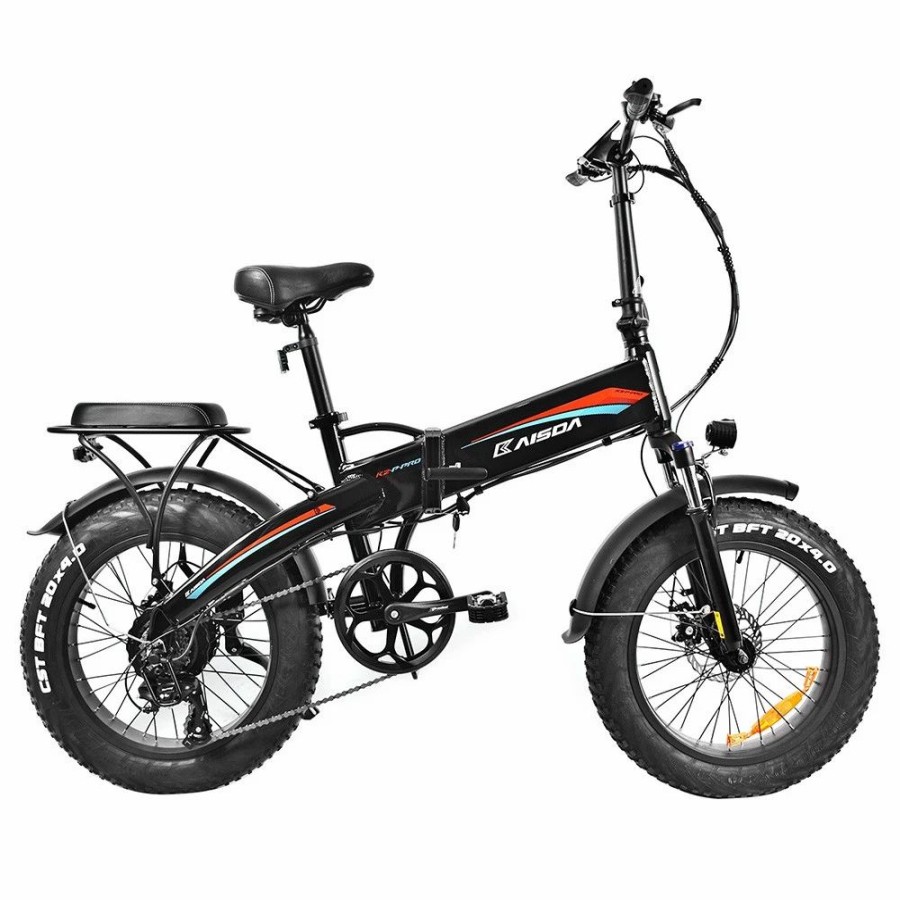 E-Bikes, Scooters & Wheels * | Kaisda K2P Pro Folding Electric Moped Bike 20*4.0 Inch Fat Tire Bafang 750W Motor 48V 15Ah Battery 25Km/H Speed Shimano 7 Speed 130Kg Max Load Red Blue