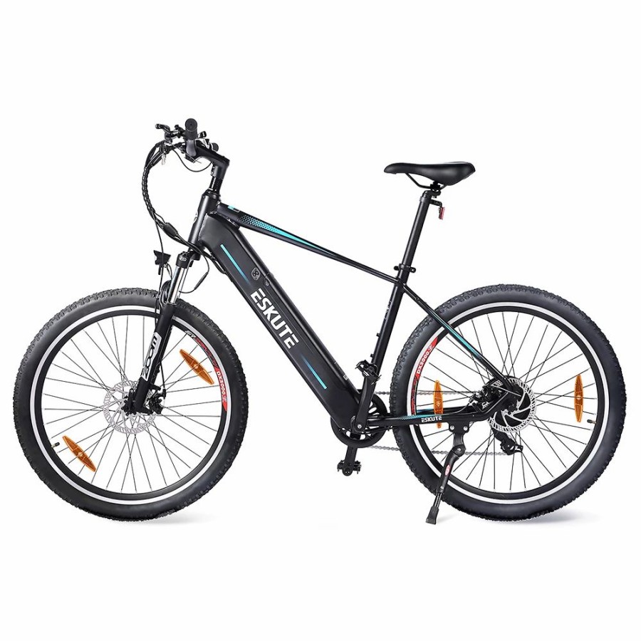 E-Bikes, Scooters & Wheels * | Eskute Netuno Electric Bicycle 27.5 Inch 250W Rear-Hub Motor 25Km/H Max Speed Bafang Brushless Motor 36V 14.5Ah Battery For 65 Miles Range Urban Bike