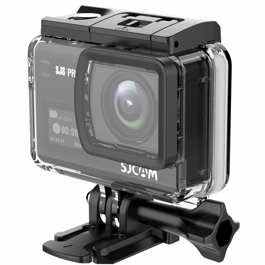 Outdoor Sports Cameras * | Sjcam Sj8Pro Sports & Action Camera 4K/60Fps Waterproof, Wifi Remote Control Sports Dv Fpv Camera Black