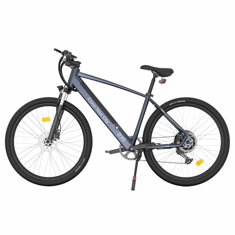 E-Bikes, Scooters & Wheels * | Ado D30 Electric Bicycle 250W Motor Max Speed 25Km/H 36V 10.4Ah 90Km Max Range Gray