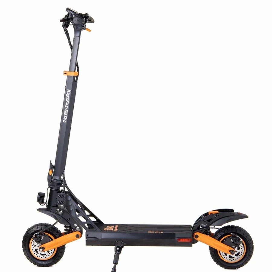 E-Bikes, Scooters & Wheels * | Kugookirin G2 Pro Adventurers Dream Folding Electric Scooter 9 Inch Pneumatic Tire 600W Brushless Motor 48V 15Ah Battery Max Speed 45Km/H Max Range 50Km Hd Lcd Display Dual Disc Brake Led Light Black