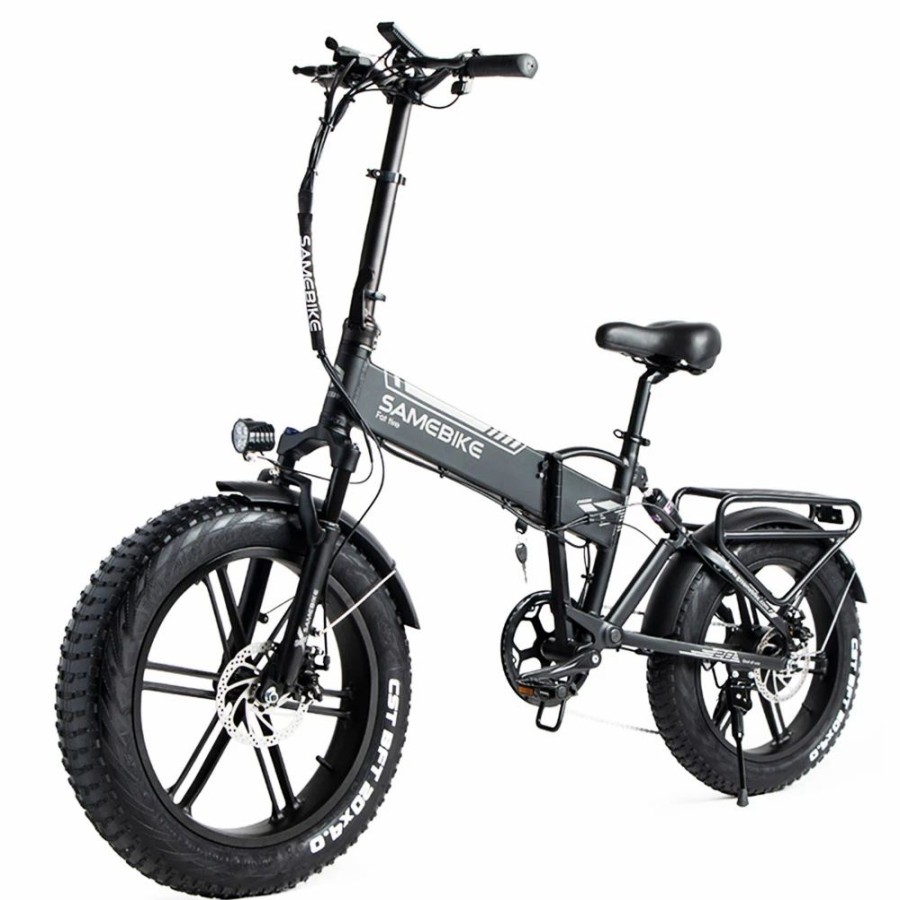 E-Bikes, Scooters & Wheels * | Samebike Xwlx09 20 Inches Fat Tire Electric Bike 500W Motor 25-35Km/H Max Speed 80-90Km Max Mileage Black