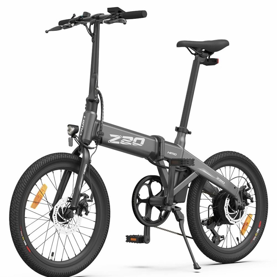 E-Bikes, Scooters & Wheels * | Himo Z20 Max Electric Bicycle 250W Motor 20 Inches 36V 10Ah Battery 80Km Range Up To 25Km/H With E-Assist Mode All-Weather Tires Gray