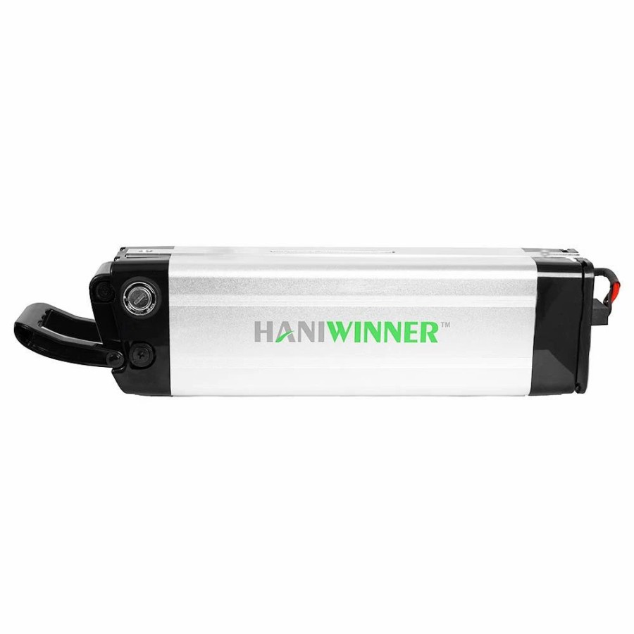 E-Bikes, Scooters & Wheels * | Haniwinner Ha030-01 Electric Bike Rechargeable Lithium Battery 48V 12.5A 600W With Charger White