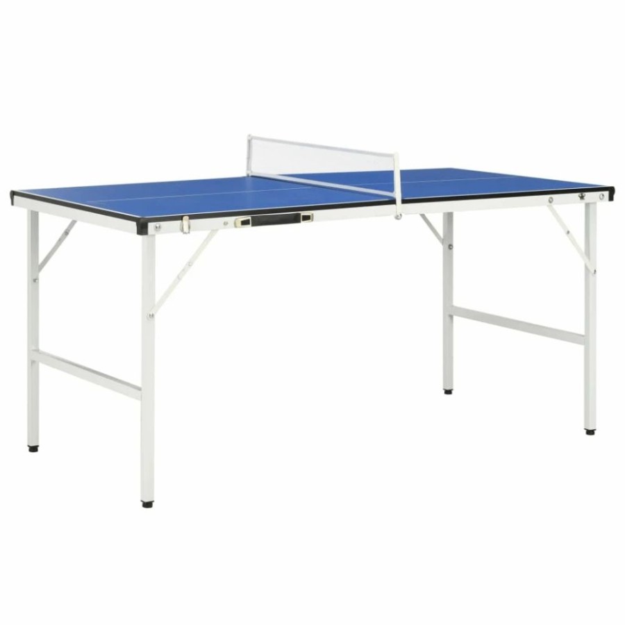 Exercise * | 5 Feet Ping Pong Table With Net 152X76X66 Cm Blue